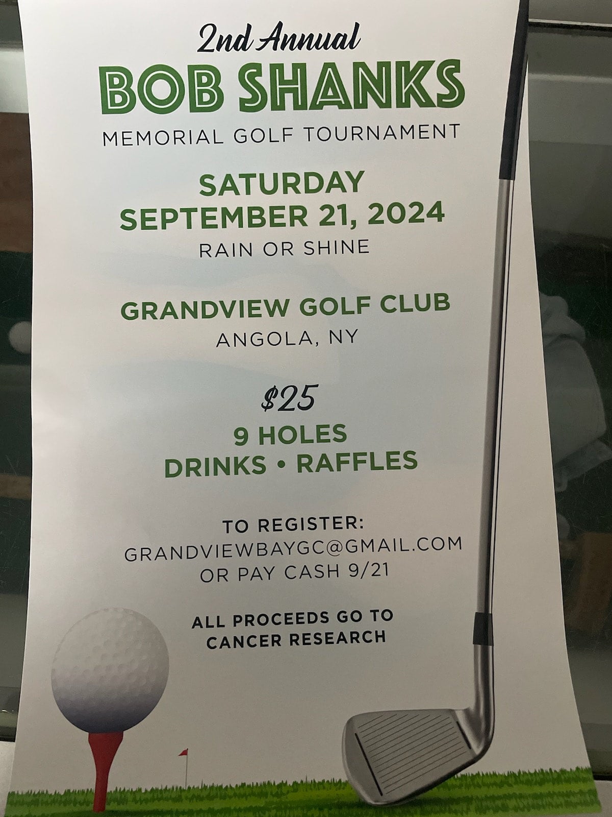 2nd Annual Bobby Shanks Memorial 25 Grandview Bay Golf Course 2nd Annual Bobby Shanks Memorial 25 Grandview Bay Golf Course